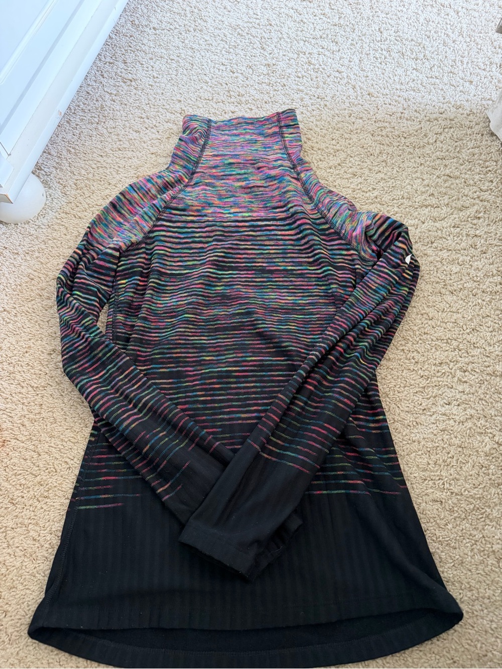Athleta Multicolor Striped Long Sleeve Top